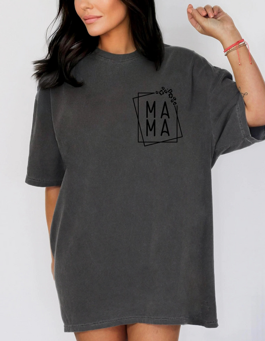 Mama comfort colors short sleeve t shirt